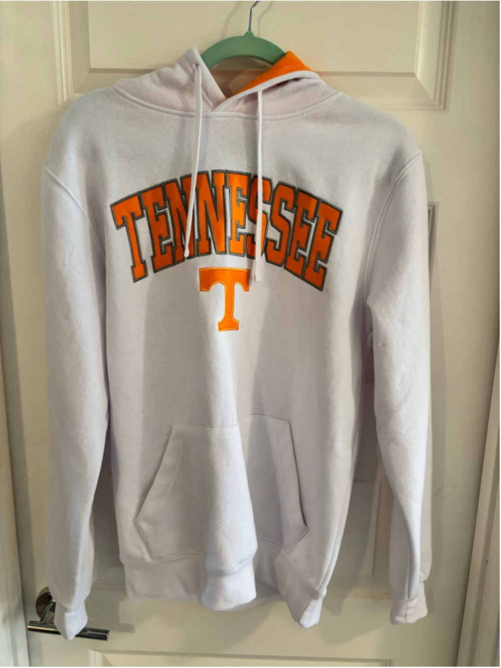 Women’s Colosseum Tennessee Volunteers Hoodie Sweatshirt White Orange Size S